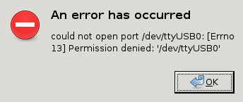 CHIRP - permissions error
